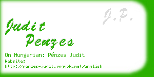 judit penzes business card